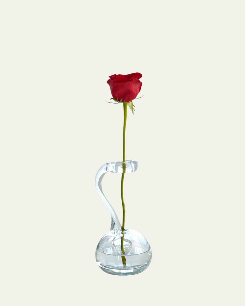 Clear Ring Flower Vase